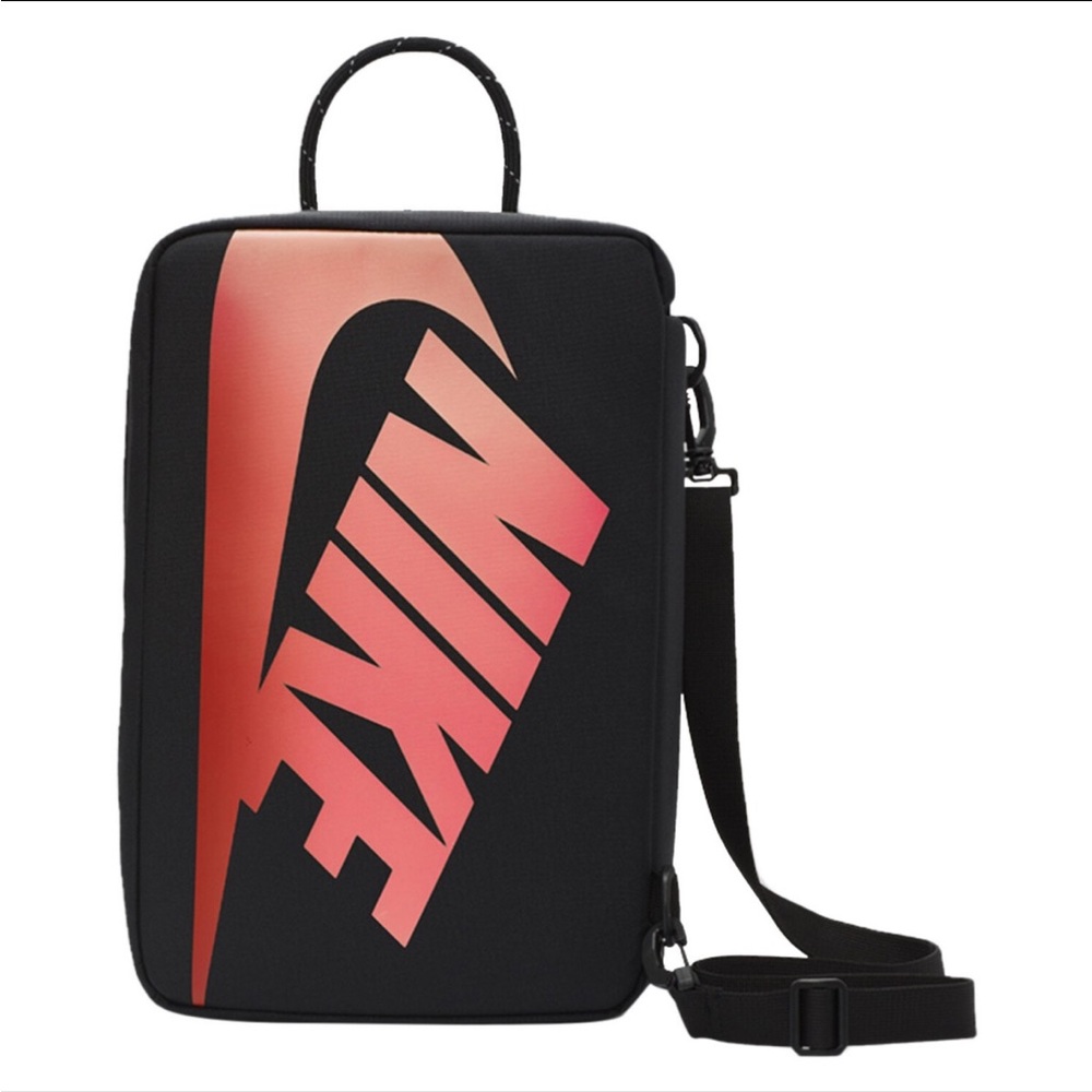 NEW, Nike “Shoe Box Bag” DA7337-010 (Black/Black/University Red)